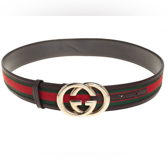 Gucci Accessories - Gucci interlocking GG web stripe belt size 85/34 authentic excellent condition